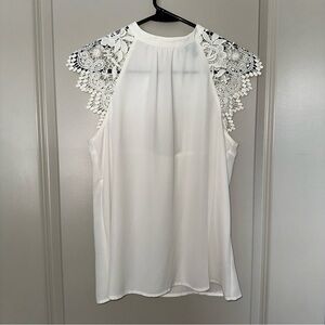 Express Women’s Blouse with Lace Sleeves